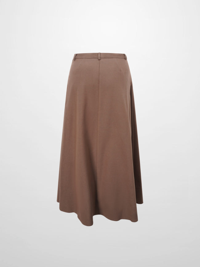 Wool Blend Yoke Skirt 26