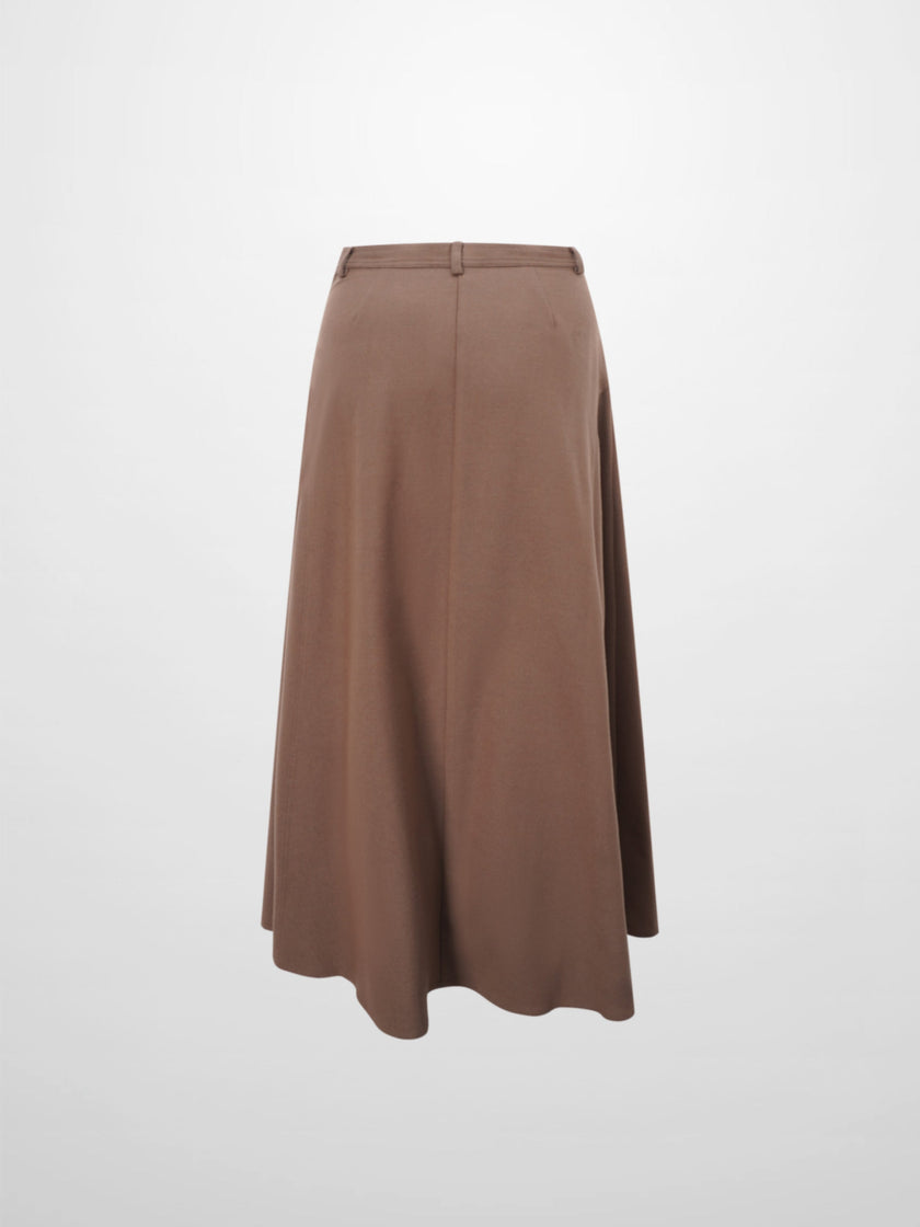 Wool Blend Yoke Skirt 26