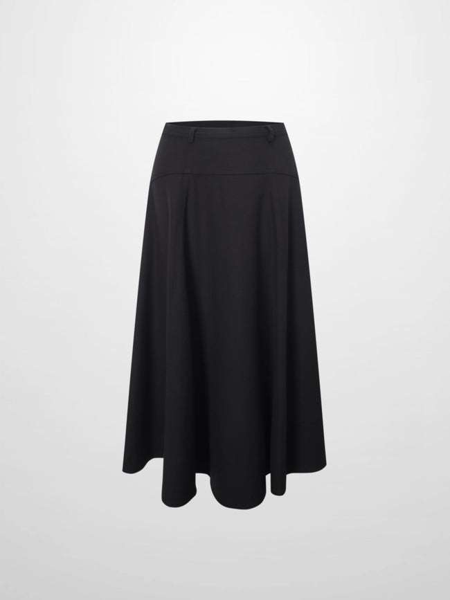 Wool Blend Yoke Skirt 26
