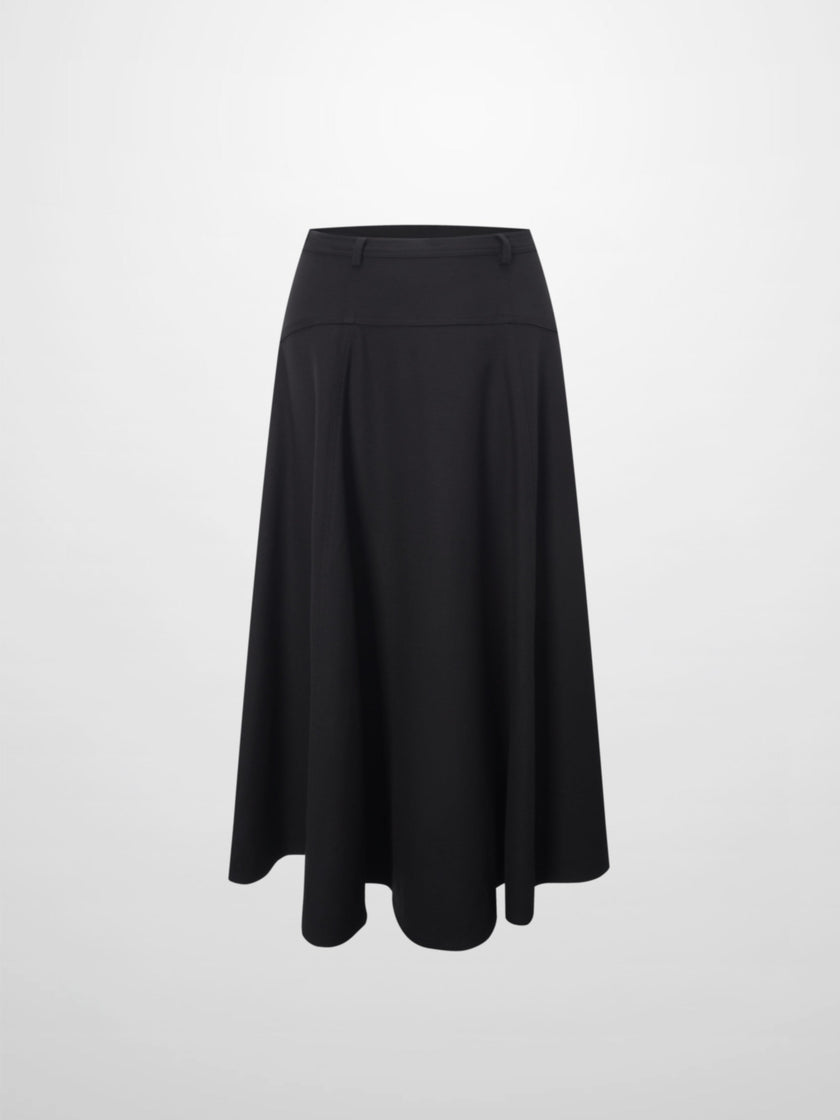 Wool Blend Yoke Skirt 26