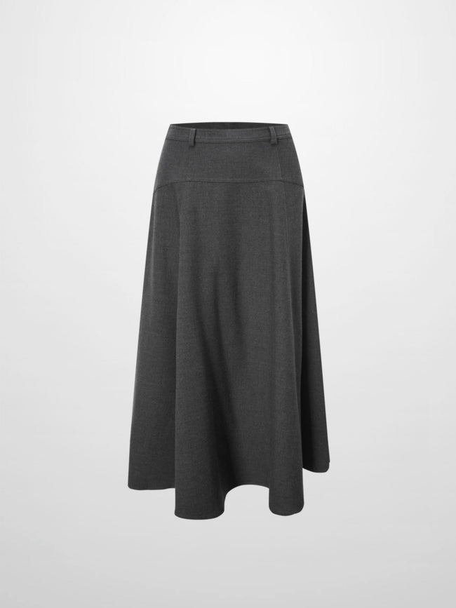 Wool Blend Yoke Skirt 26