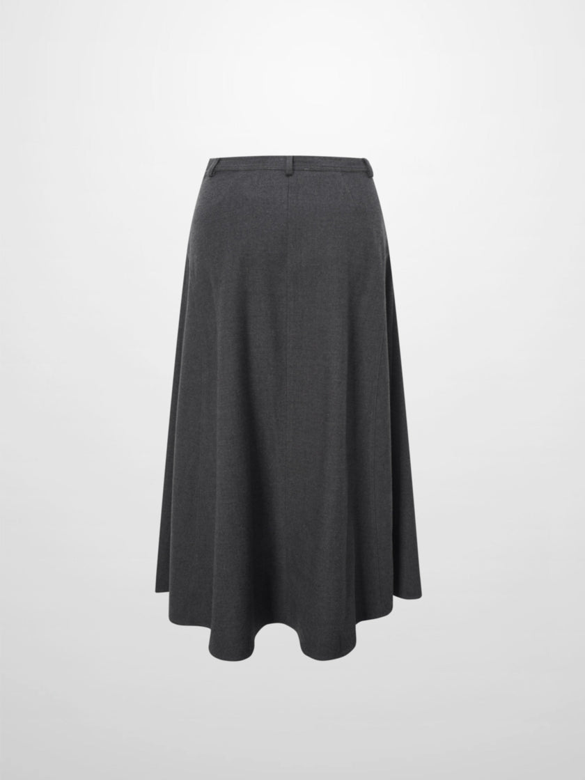 Wool Blend Yoke Skirt 26
