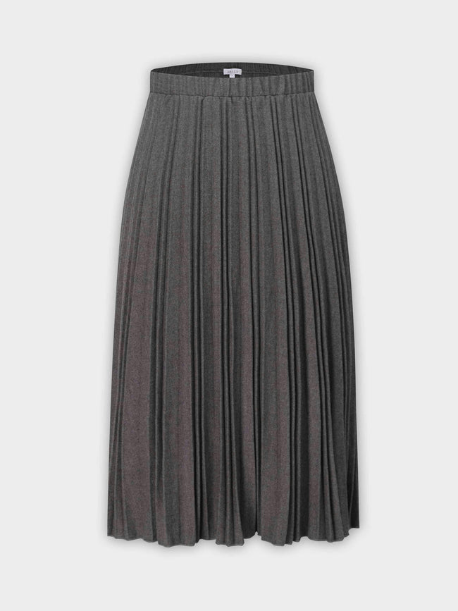 Wool Blend Pleated Skirt 25.5