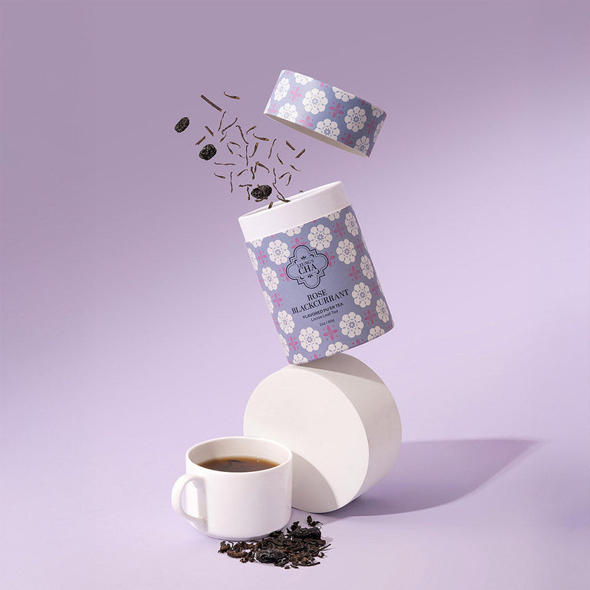 Leung's Cha Rose Blackcurrant Pu'er Tea-2
