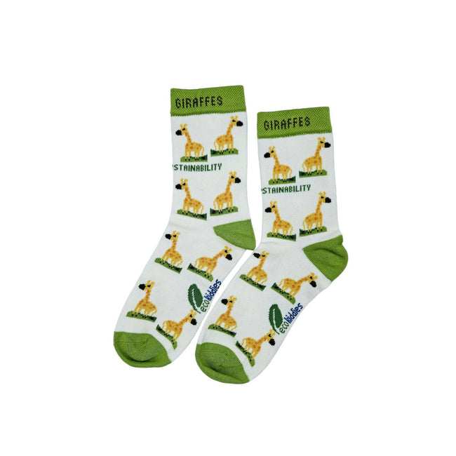 GRINNING GIRAFFE ORGANIC COTTON KIDS SOCKS-0