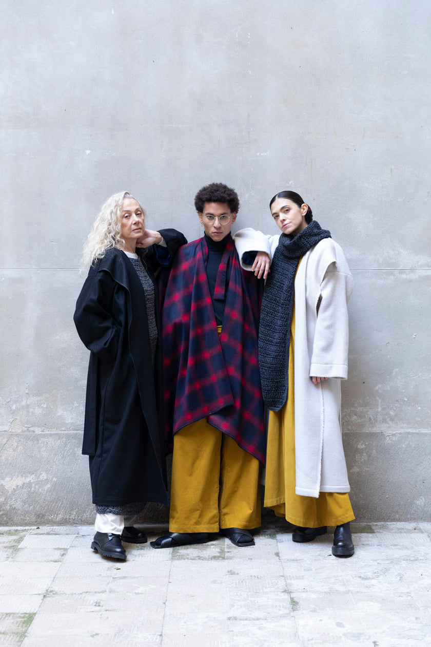 Recycled Wool Long Overcoat-3