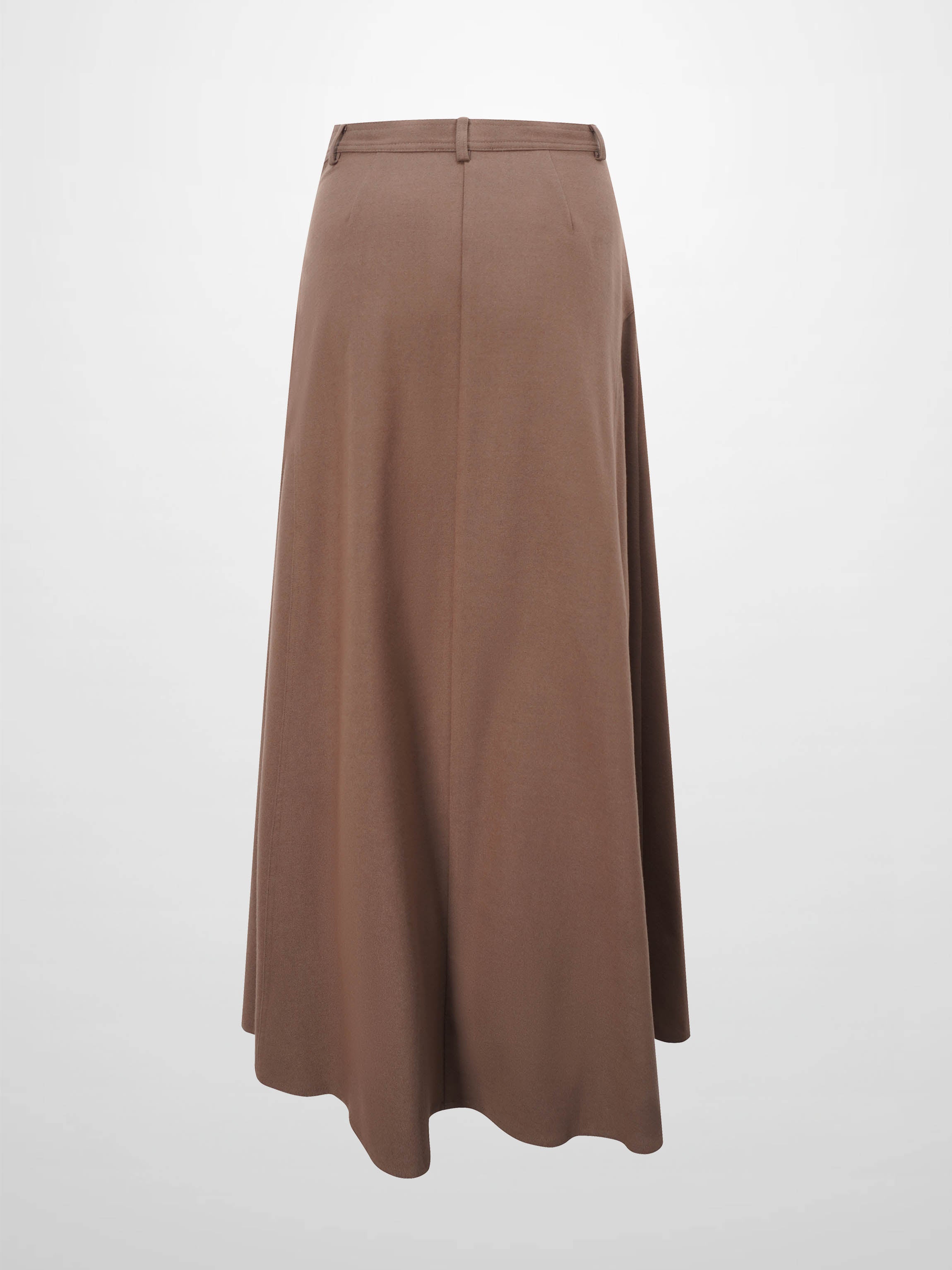 Wool Blend Yoke Skirt 37