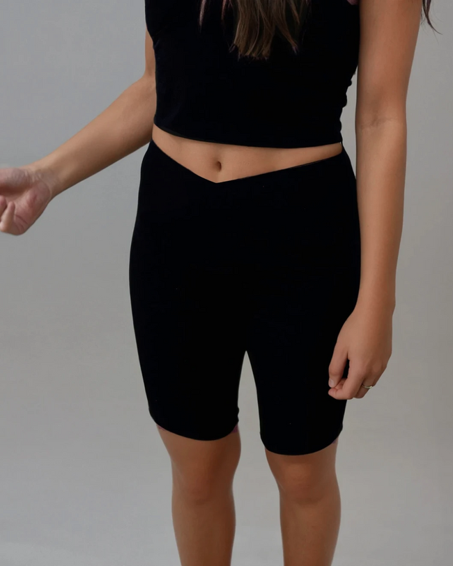 Women's Seacell Sports Shorts - Black-1