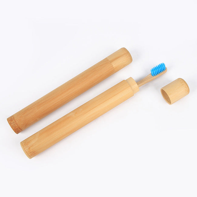 Eco-Friendly Bamboo Toothbrush Travel Case – Portable & Hygienic