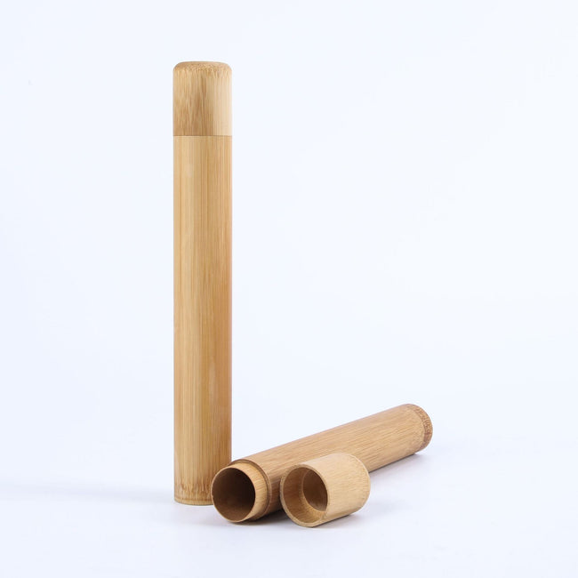Eco-Friendly Bamboo Toothbrush Travel Case – Portable & Hygienic