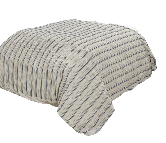 Natural King Linen 300 Thread Count Dry Clean Only Duvet Cover-1