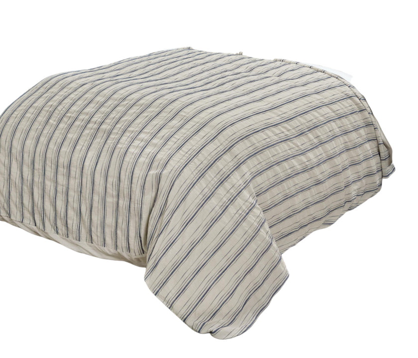 Natural King Linen 300 Thread Count Dry Clean Only Duvet Cover-1