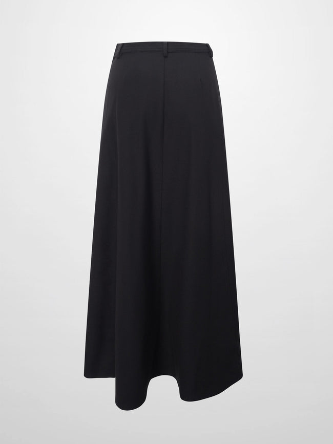 Wool Blend Yoke Skirt 37