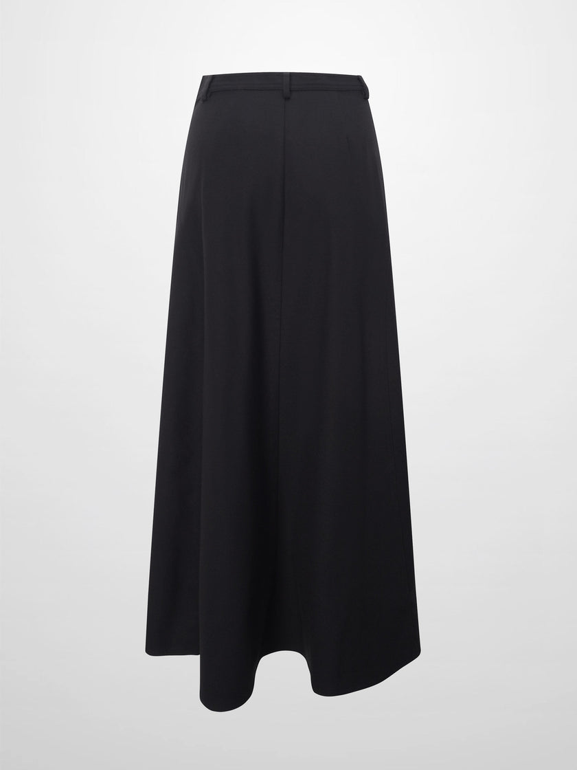 Wool Blend Yoke Skirt 37