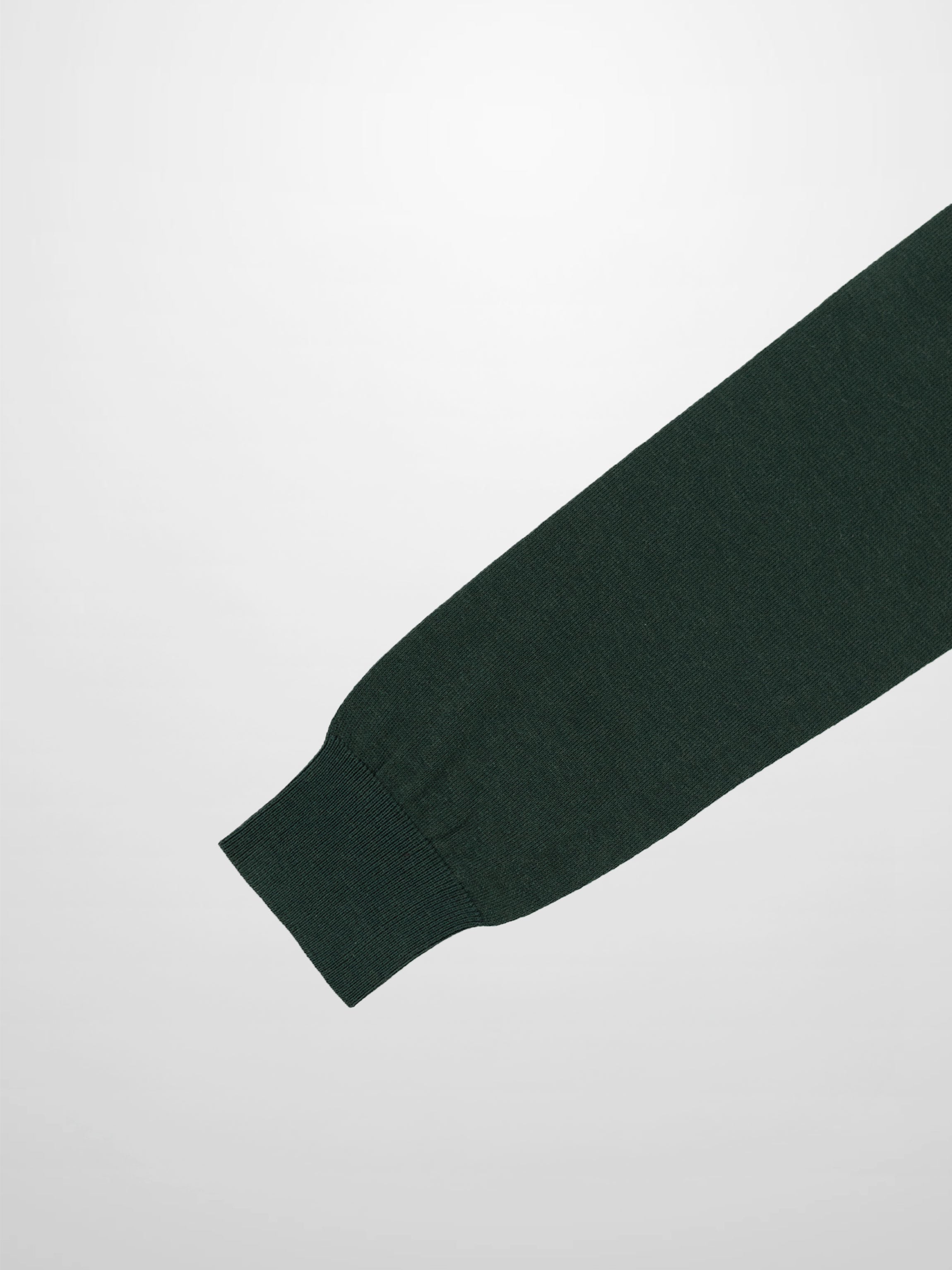 Wool Blend Collared Cardigan-Green-4