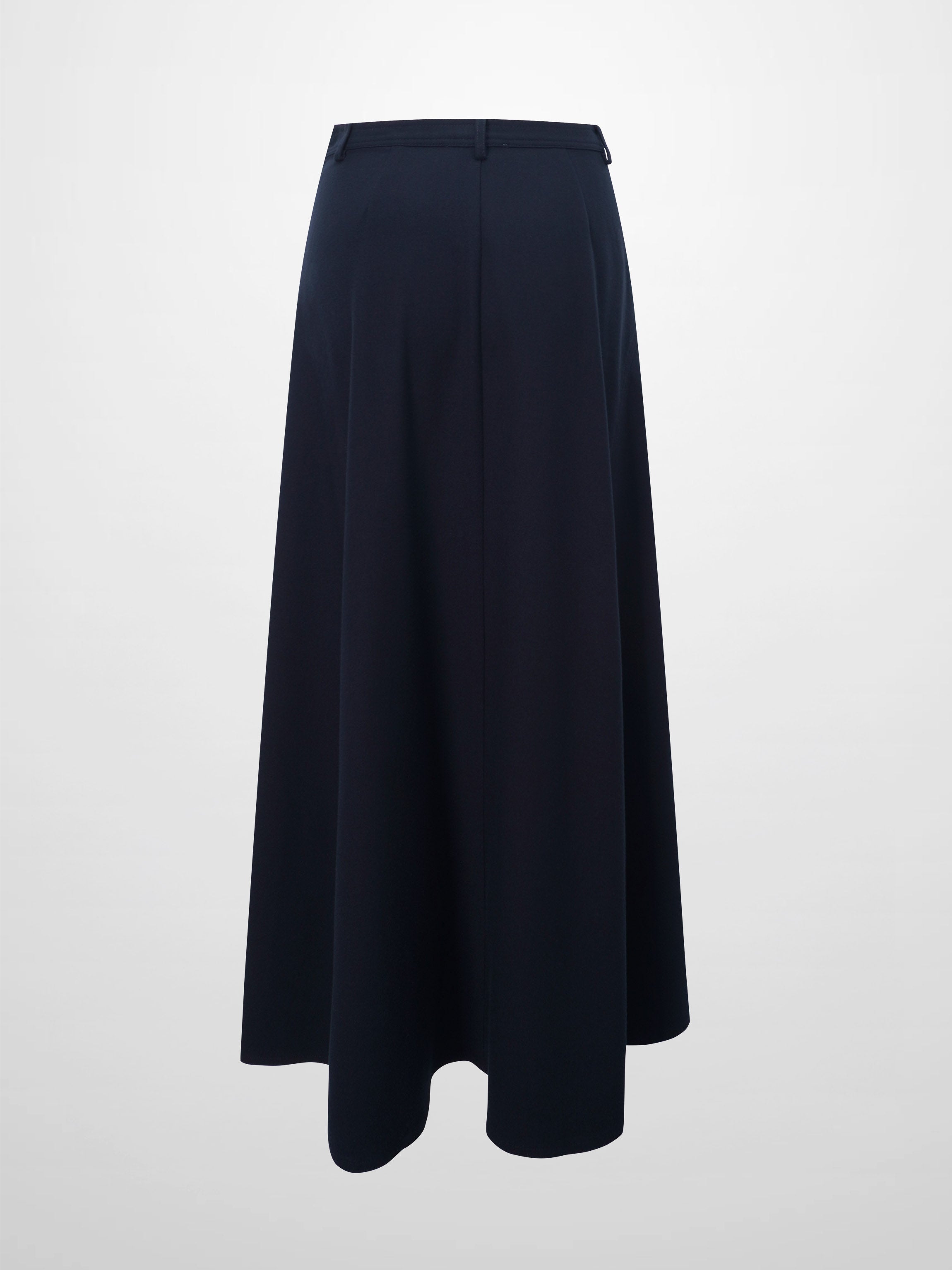 Wool Blend Yoke Skirt 37