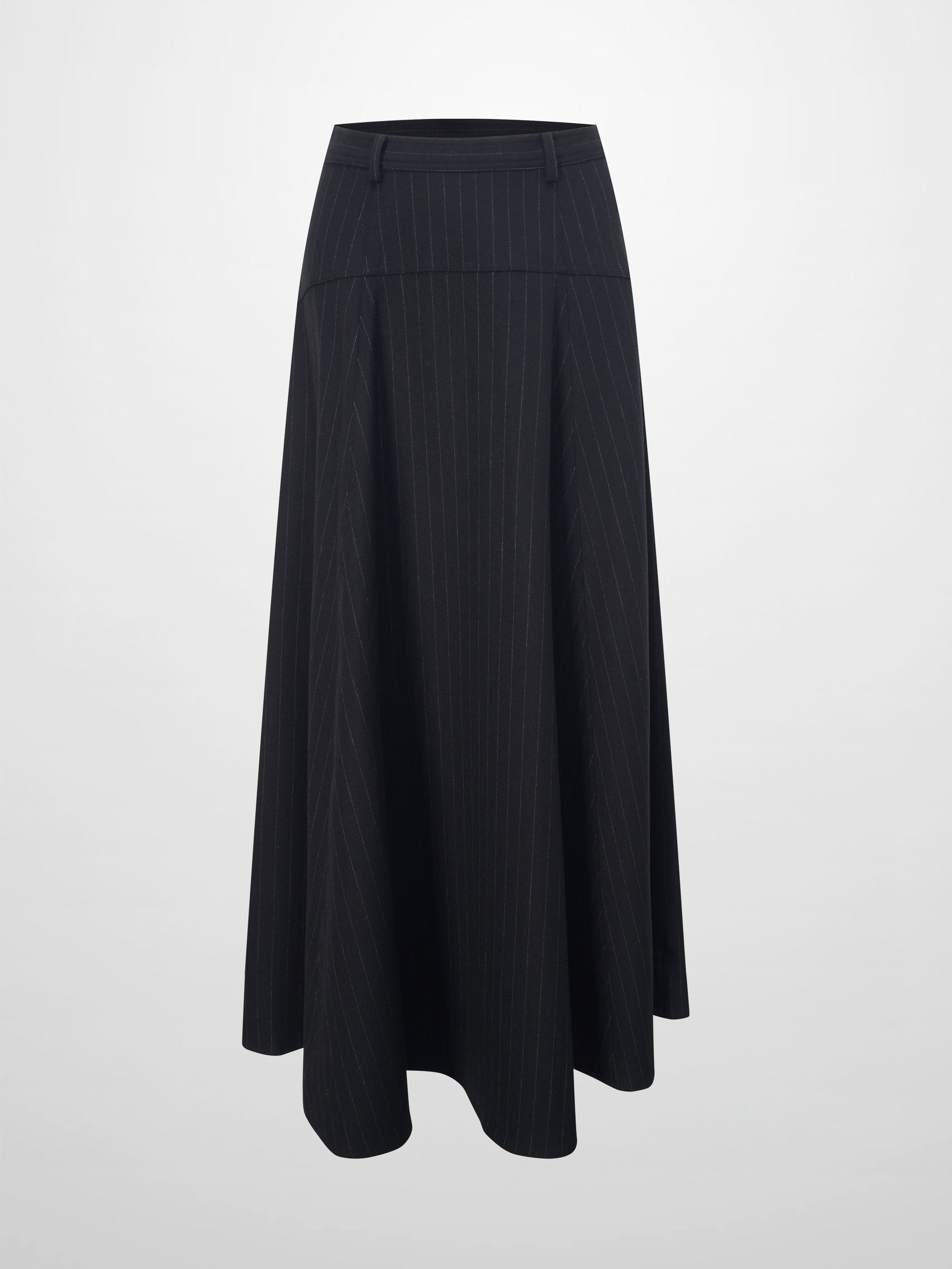 Wool Blend Yoke Skirt 37
