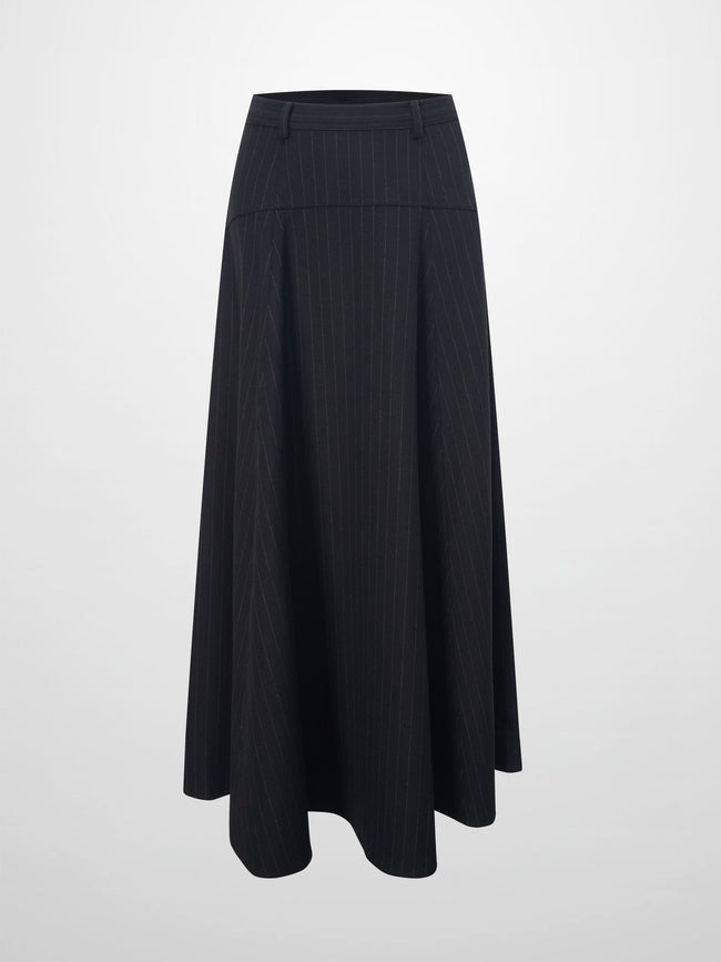 Wool Blend Yoke Skirt 37