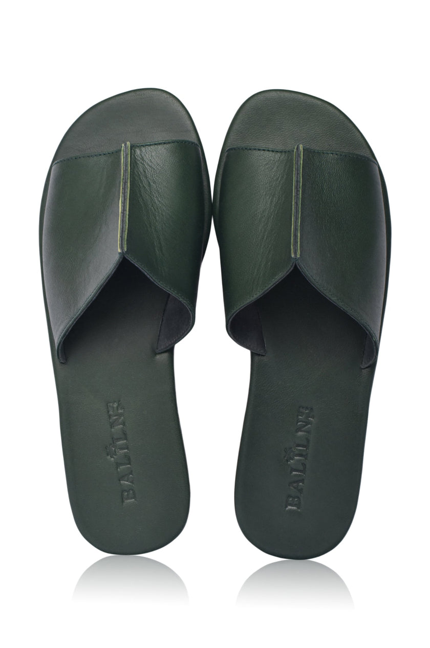 Bilbao Leather Slides-0