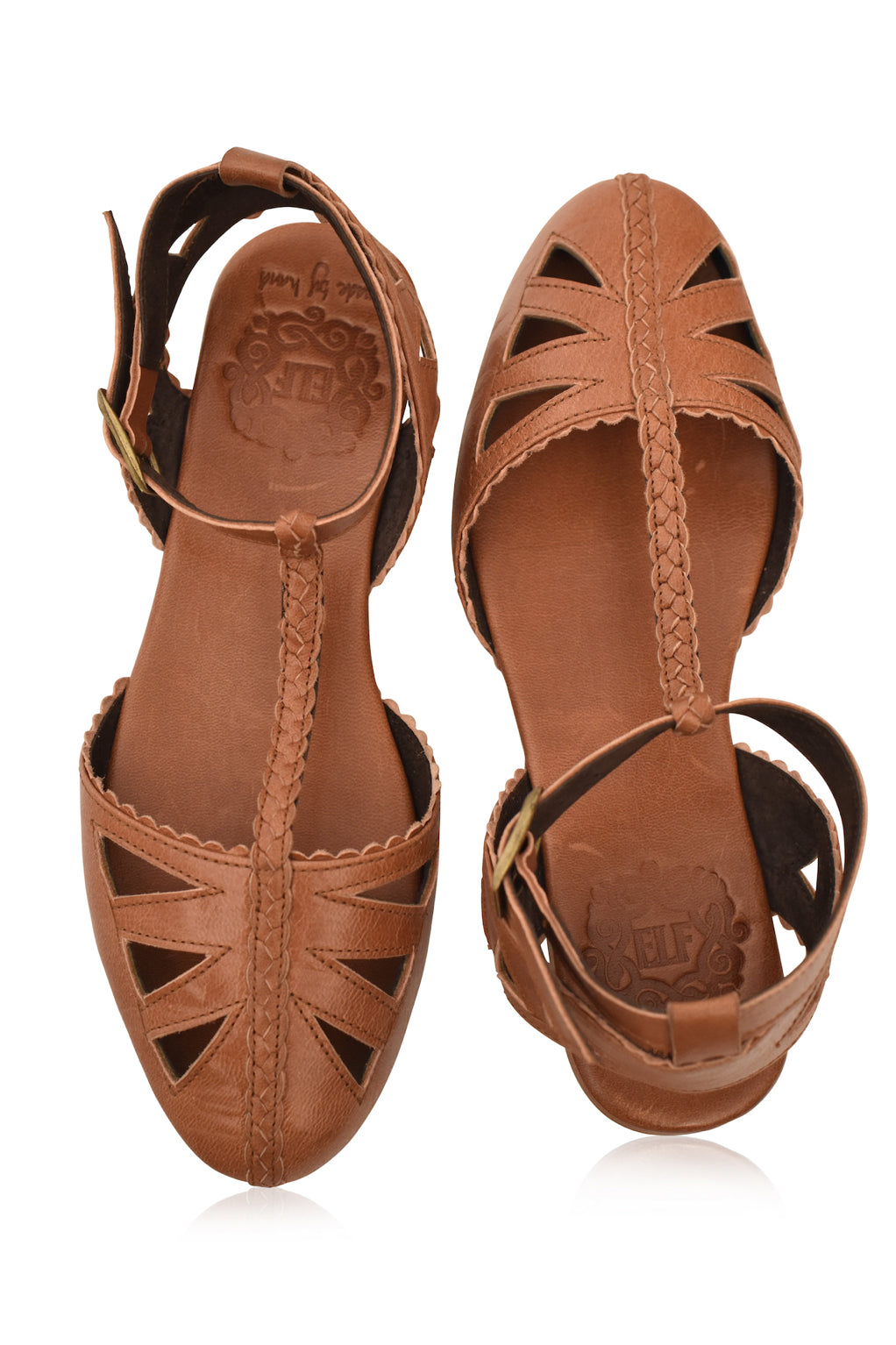 Bounty T-strap Leather Sandals-3