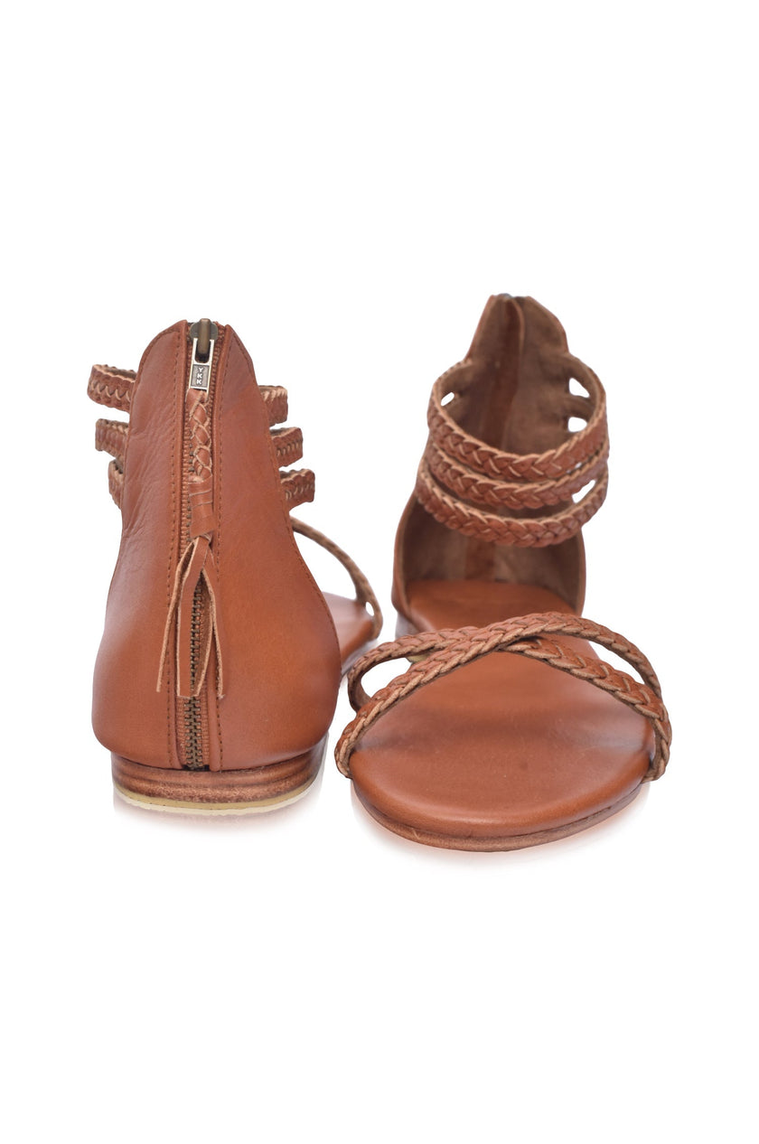 Calypso Braided Leather Sandals-3