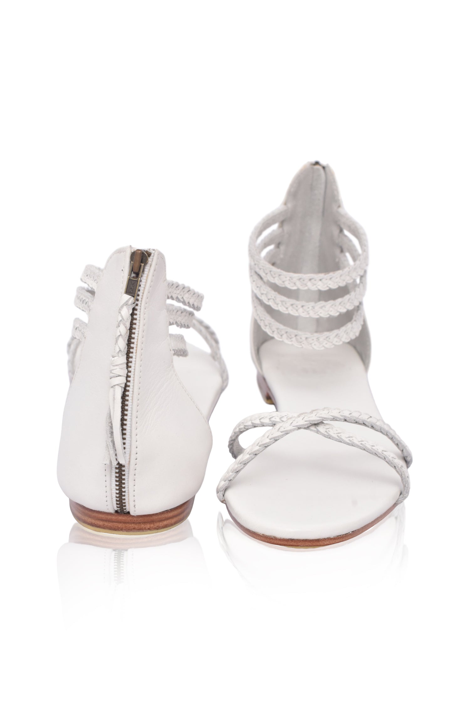 Calypso Braided Leather Sandals-3