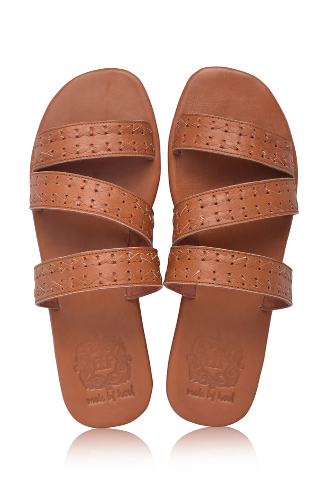 Sail Slide Leather Sandals-5