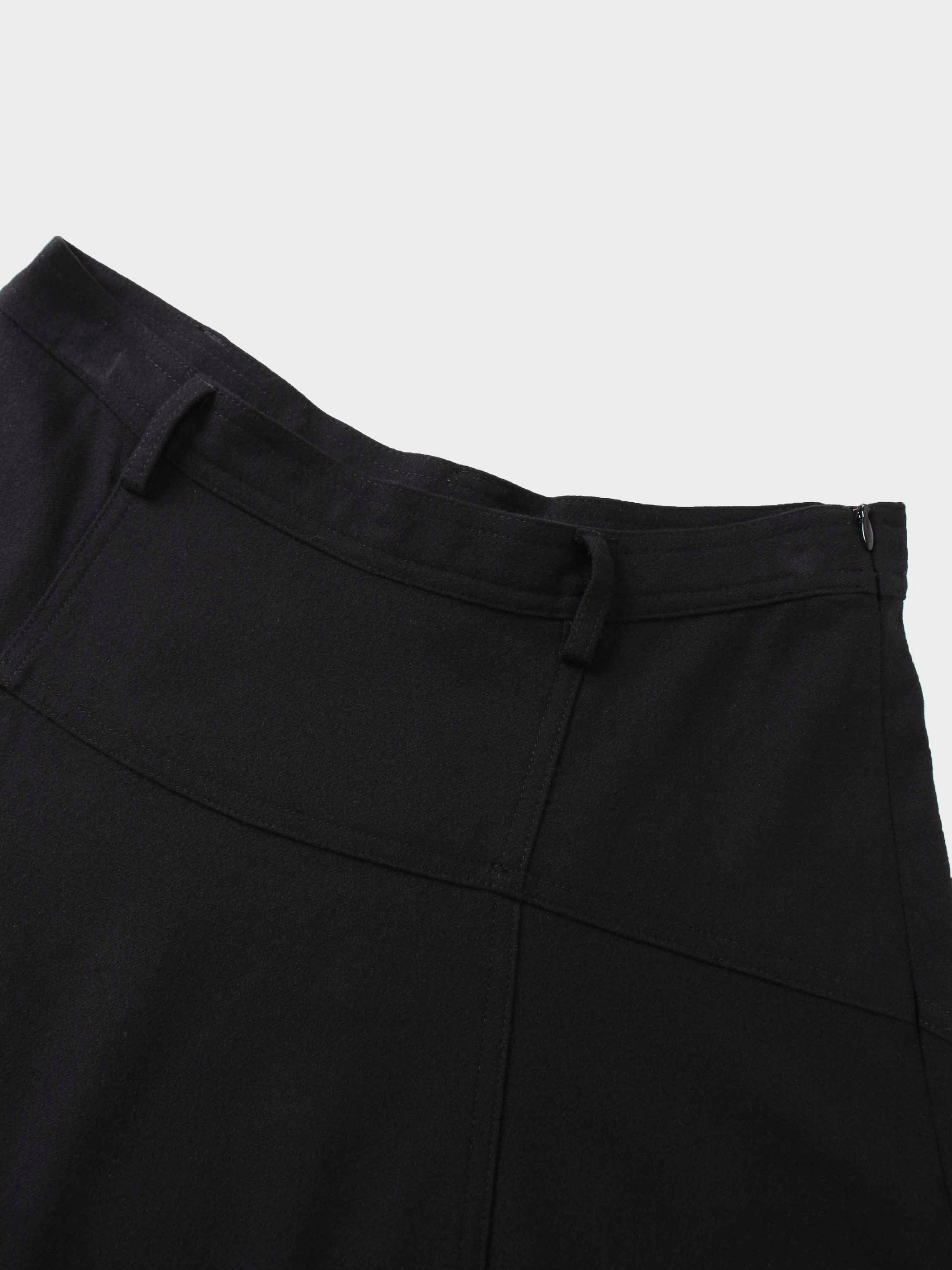 Wool Blend Yoke Skirt 37