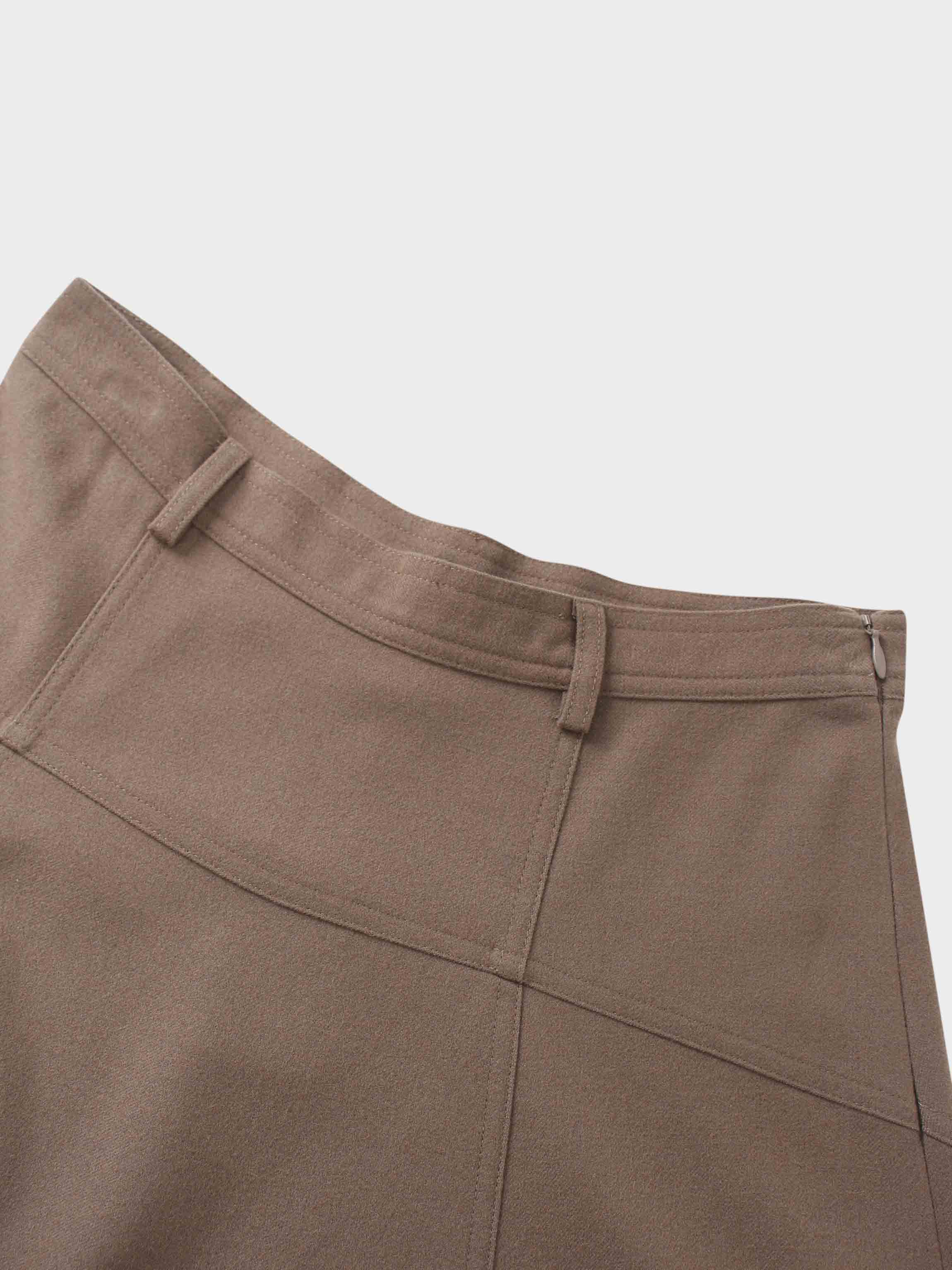 Wool Blend Yoke Skirt 37