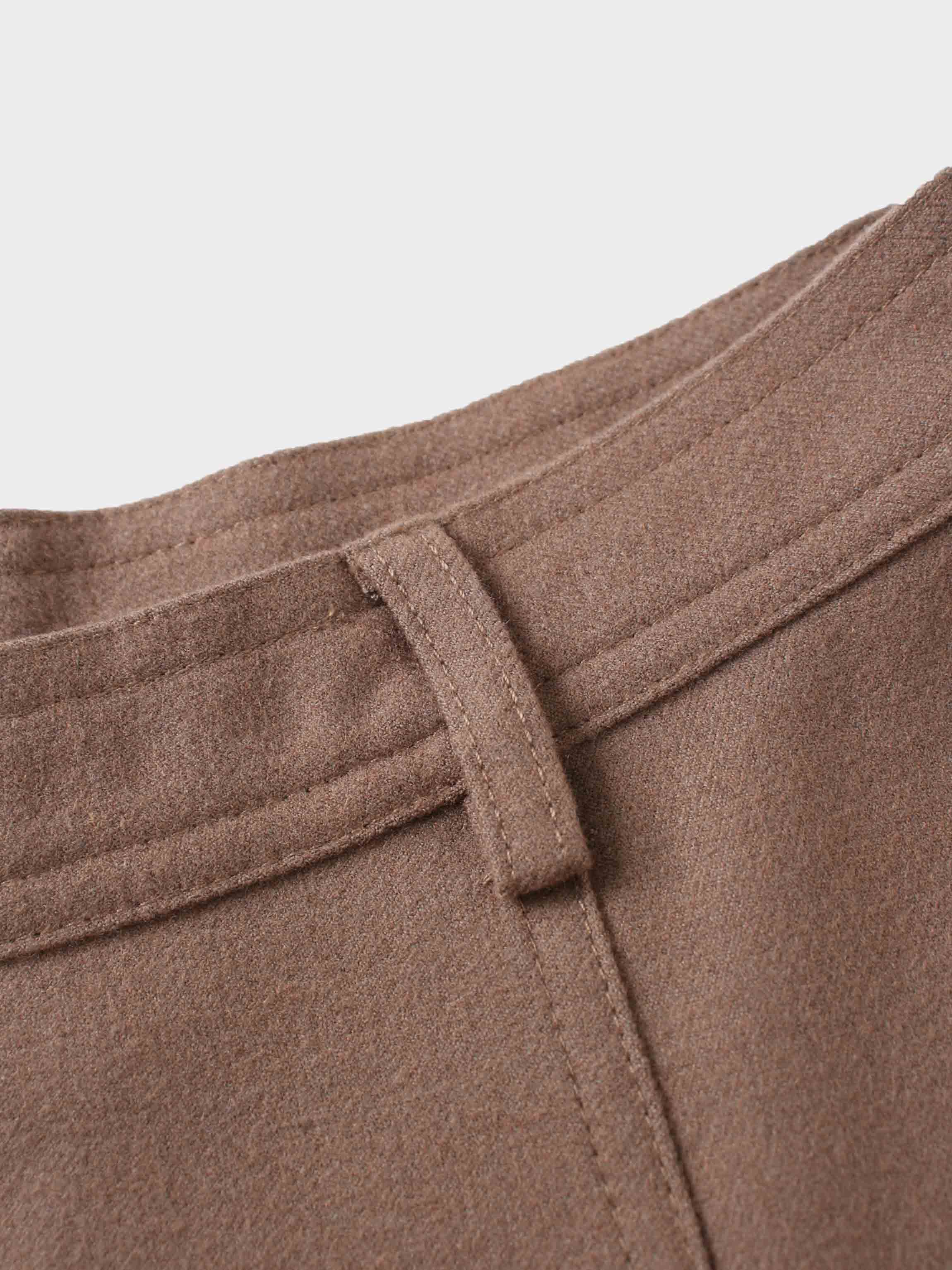 Wool Blend Yoke Skirt 37