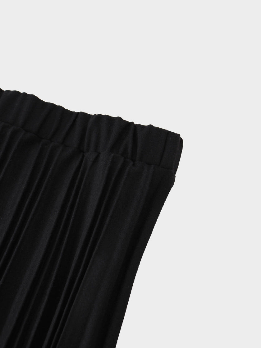 Wool Blend Pleated Skirt 25.5