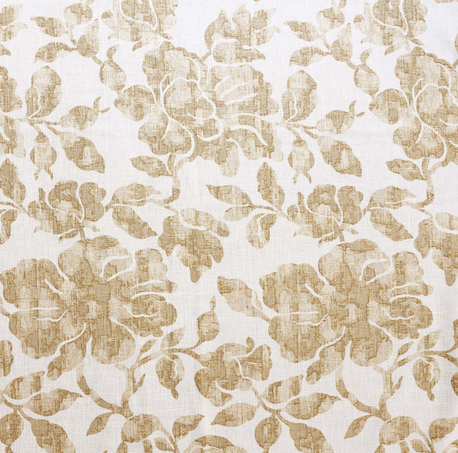 Floral Print Linen Fabric | 5 Colourways | Medium Weight |  Curtains, Blinds & Crafts | By the Metre