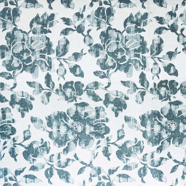 Floral Print Linen Fabric | 5 Colourways | Medium Weight |  Curtains, Blinds & Crafts | By the Metre