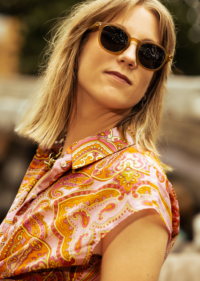 Leah –Eco Bamboo Blue Light Glasses | 40% Harmful Light Filtering Eyewea