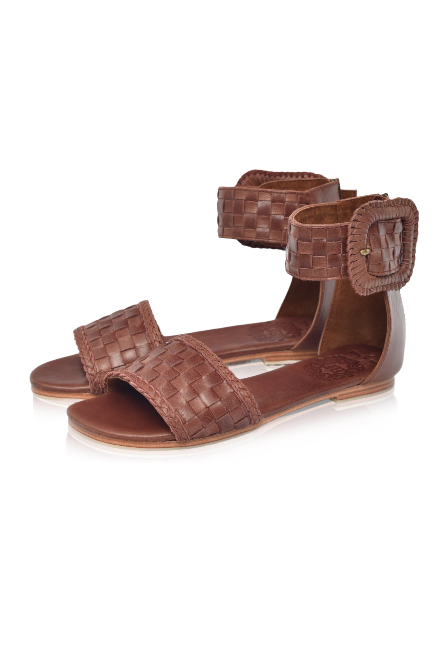 Madagascar Woven Leather Sandals-3