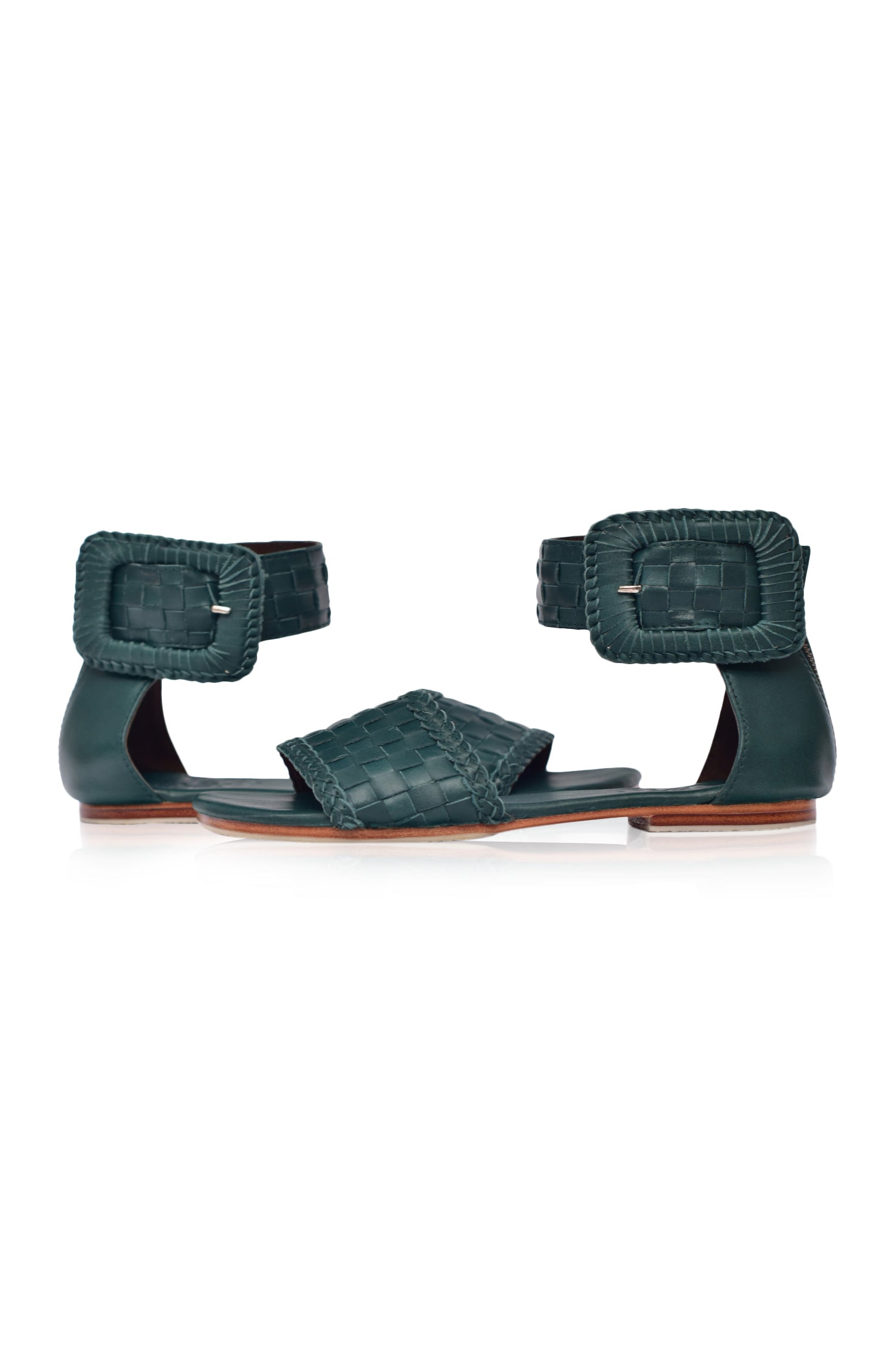 Madagascar Woven Leather Sandals-1