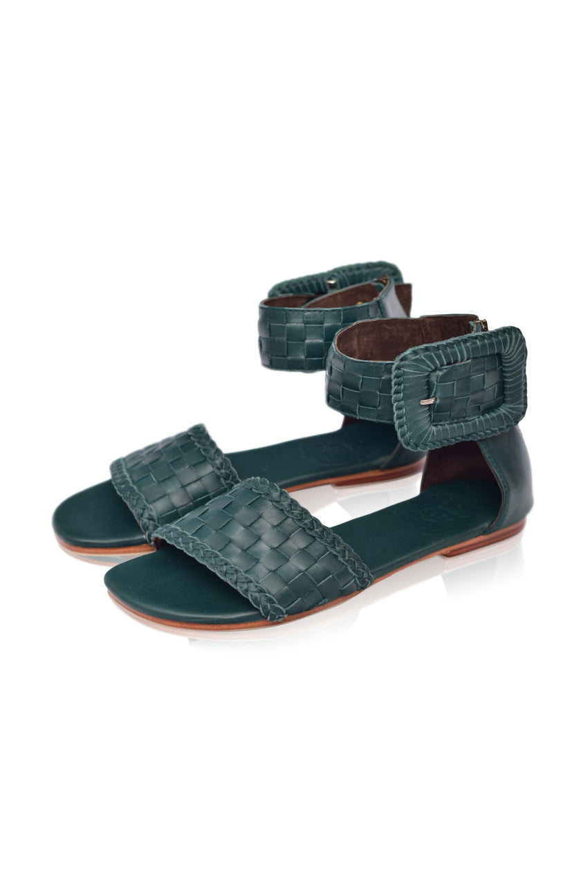 Madagascar Woven Leather Sandals-2