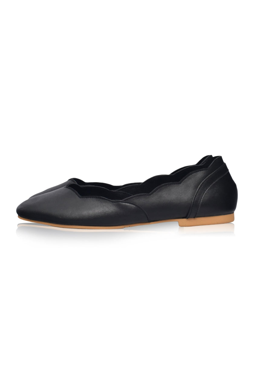 Milan Leather Ballet Flats-5