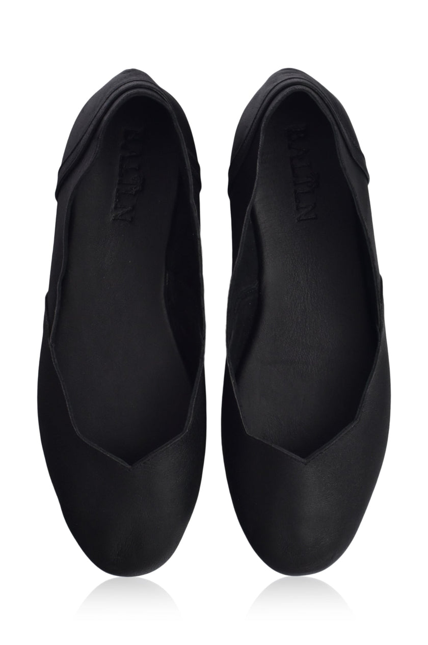 Milan Leather Ballet Flats-3