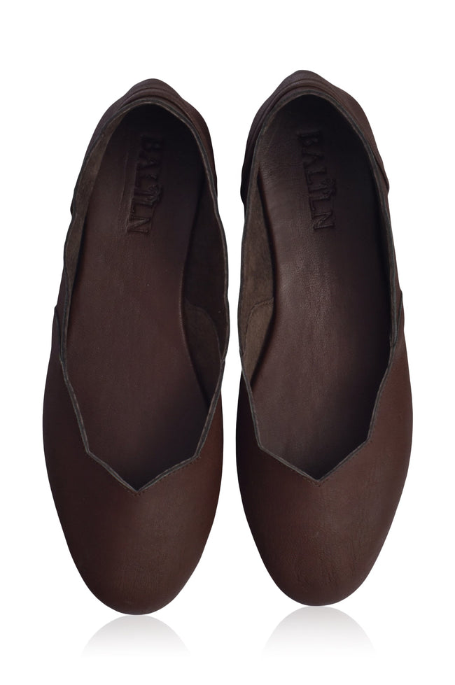 Milan Leather Ballet Flats-7