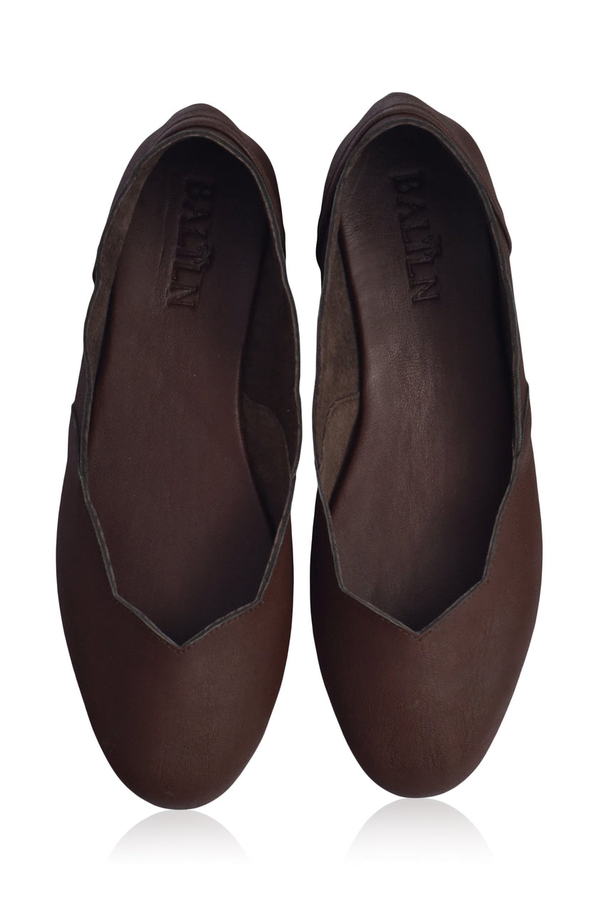 Milan Leather Ballet Flats-7