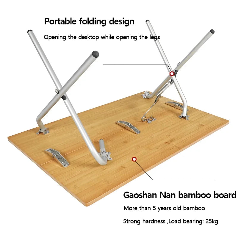 Bamboo Folding Table-2
