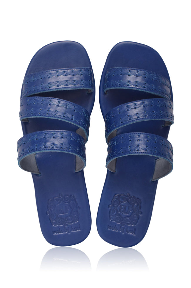 Sail Slide Leather Sandals-5