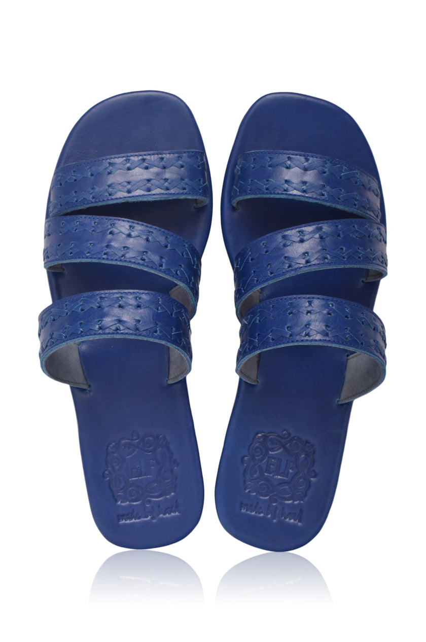 Sail Slide Leather Sandals-7