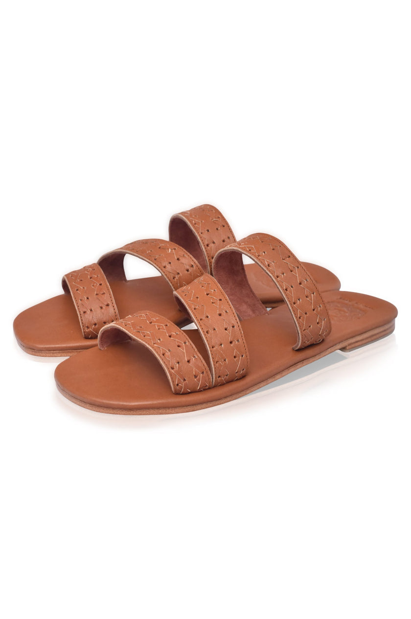 Sail Slide Leather Sandals-2