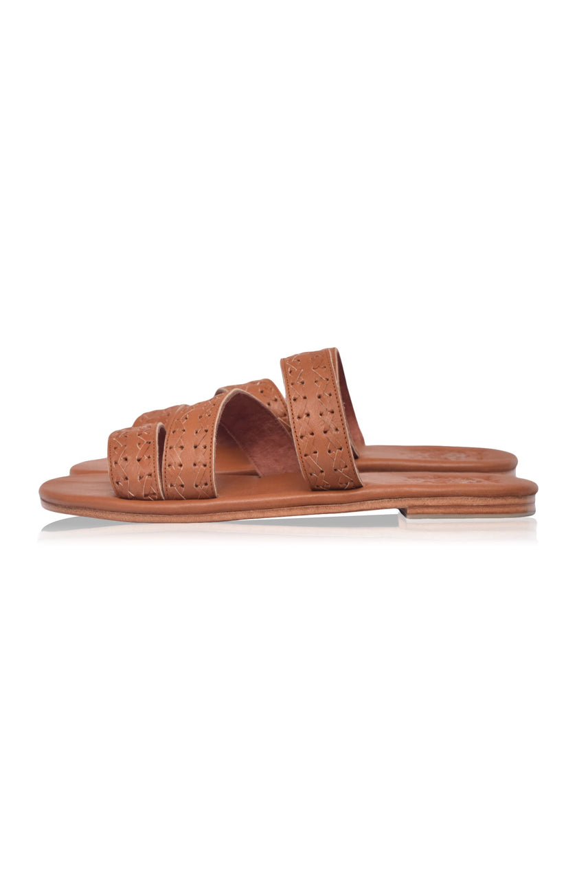 Sail Slide Leather Sandals-3