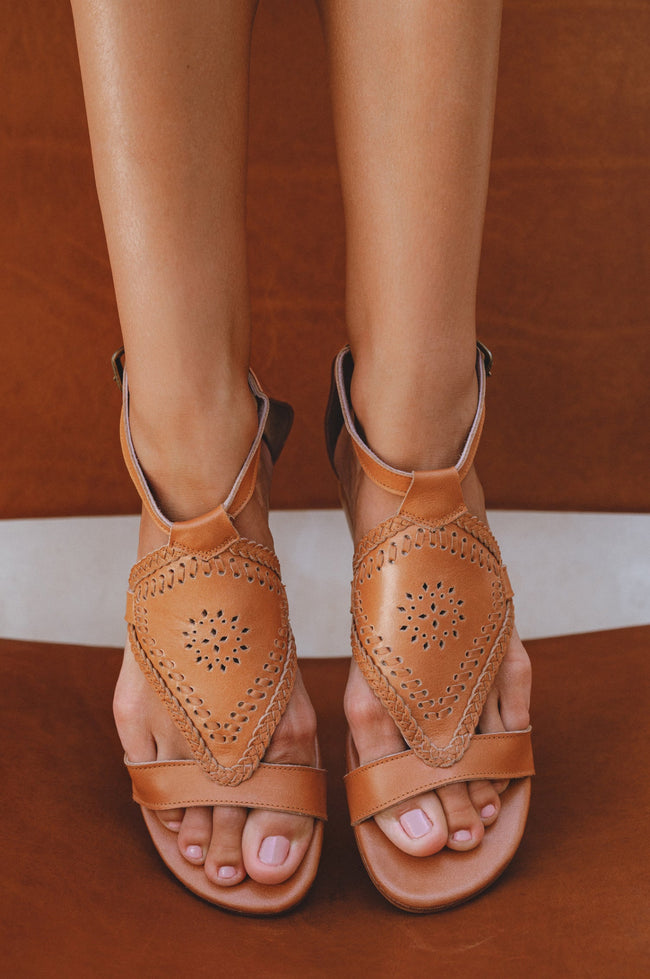 Savannah Leather Sandals-0