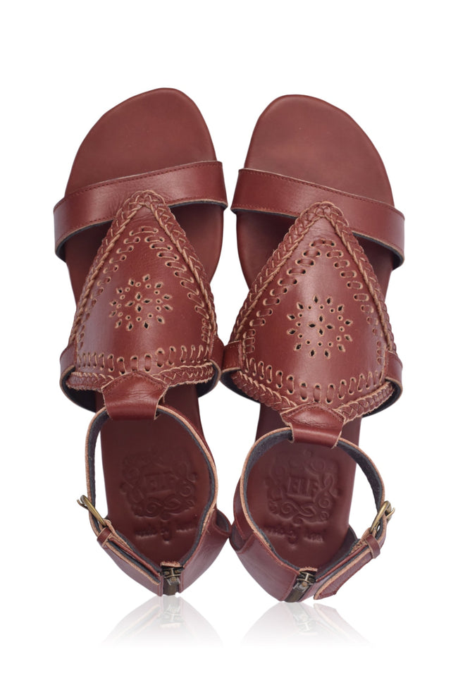 Savannah Leather Sandals-5