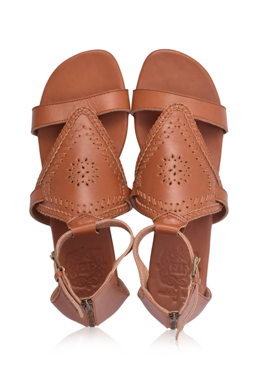 Savannah Leather Sandals-4