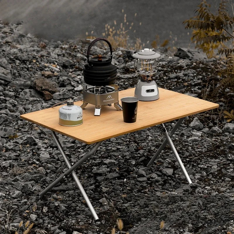 Bamboo Folding Table-1